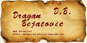 Dragan Bejatović vizit kartica